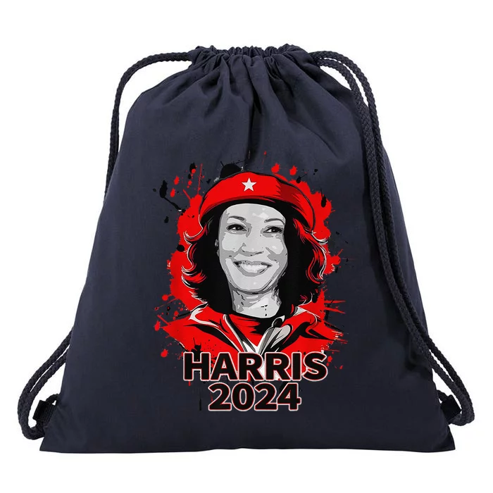 Kamala Harris Saves Democracy In 2024 For President Campaign Drawstring Bag