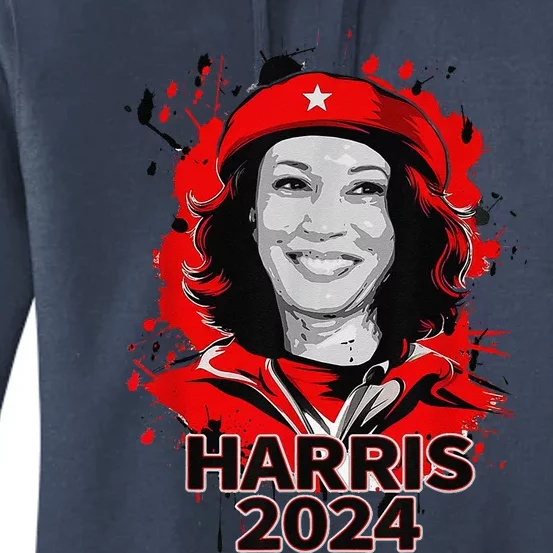 Kamala Harris Saves Democracy In 2024 For President Campaign Women's Pullover Hoodie