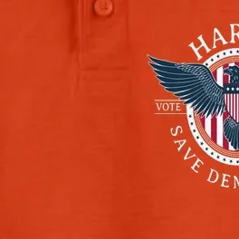 Kamala Harris Save Democracy Vote 2024 Dry Zone Grid Performance Polo