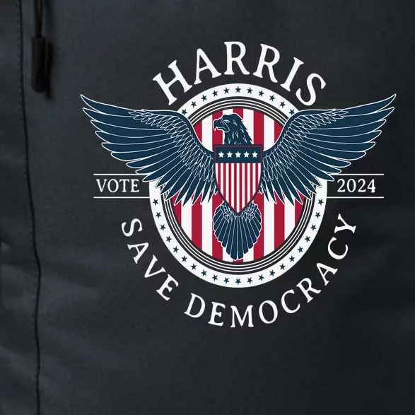 Kamala Harris Save Democracy Vote 2024 Daily Commute Backpack