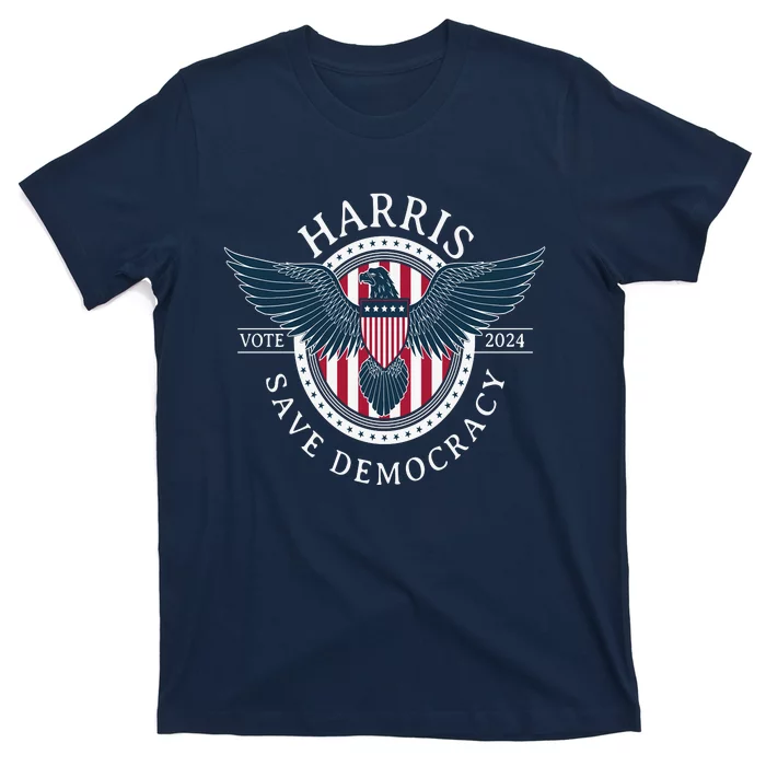 Kamala Harris Save Democracy Vote 2024 T-Shirt