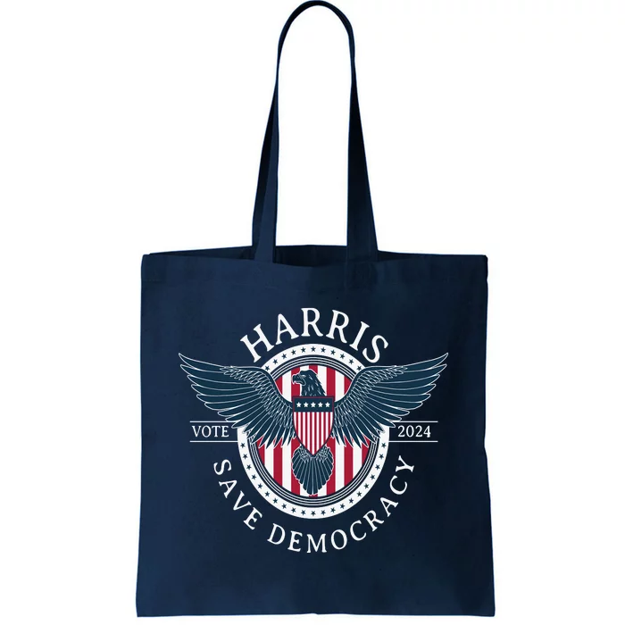 Kamala Harris Save Democracy Vote 2024 Tote Bag