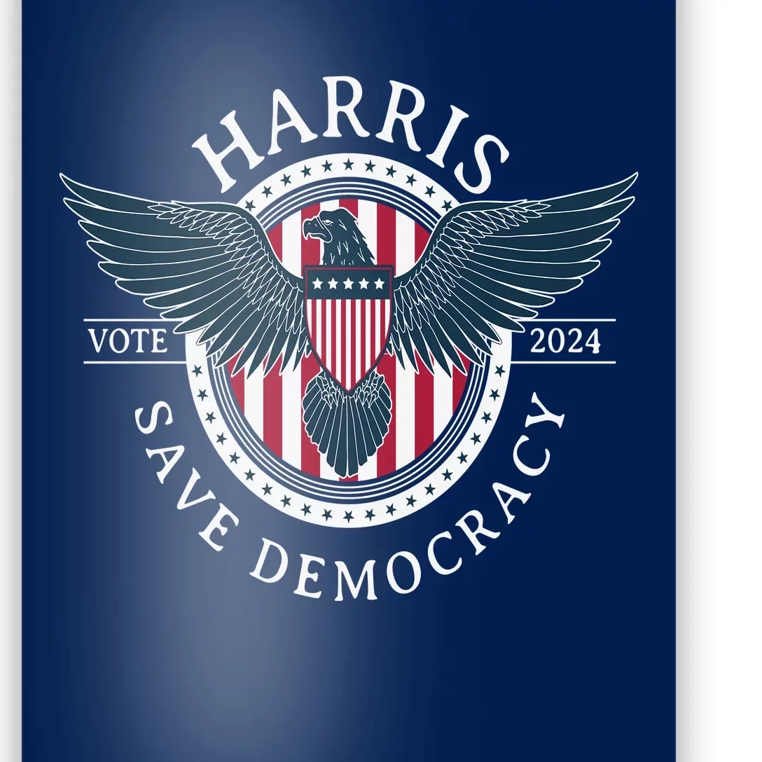 Kamala Harris Save Democracy Vote 2024 Poster