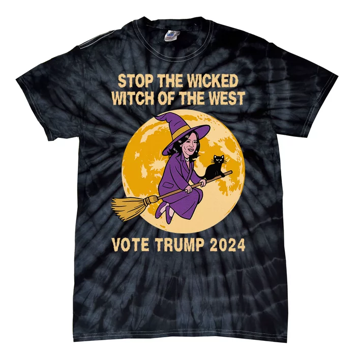 Kamala Harris Stop The Wicked Witch Of The West Tie-Dye T-Shirt