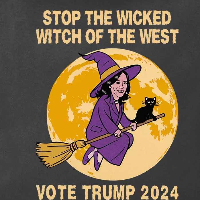 Kamala Harris Stop The Wicked Witch Of The West Zip Tote Bag