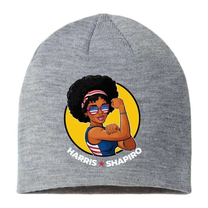 Kamala Harris Shapiro 2024 8 1/2in Sustainable Knit Beanie