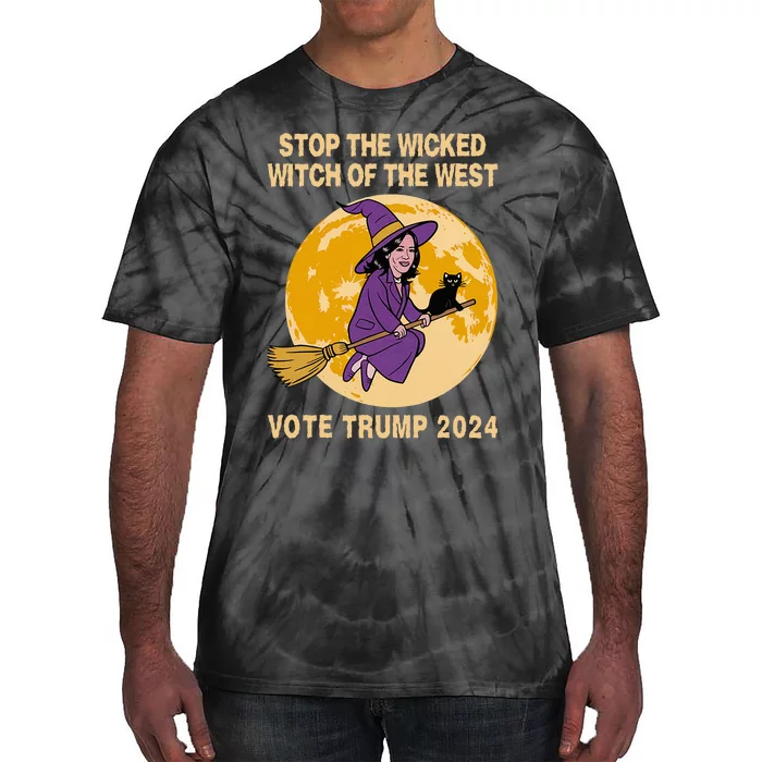 Kamala Harris Stop The Wicked Witch Of The West Tie-Dye T-Shirt