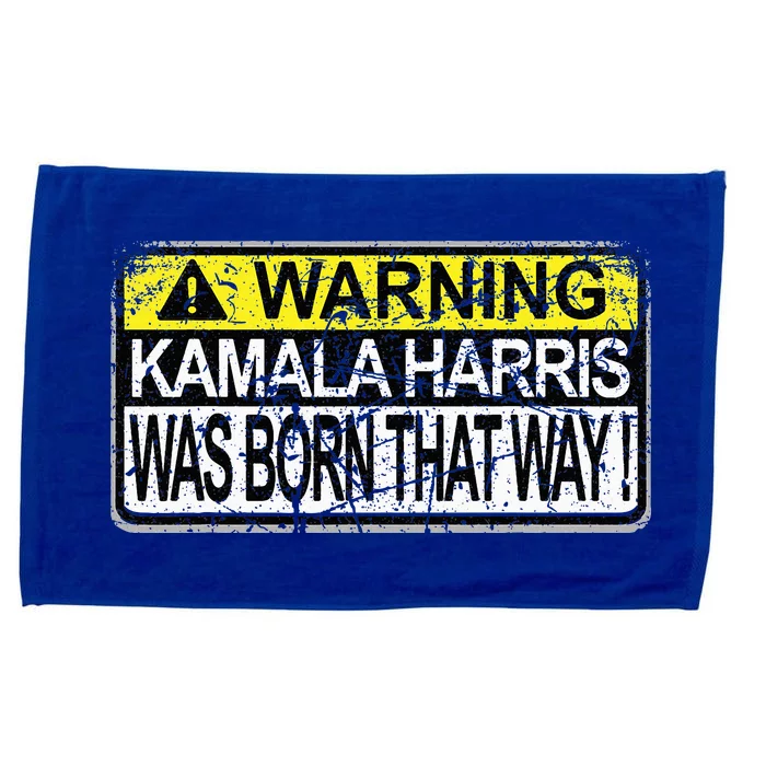 Kamala Harris Speaks Word Salad Fluently Trump 2024 Microfiber Hand Towel