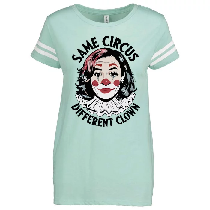 Kamala Harris Same Circus Diffeent Clown Enza Ladies Jersey Football T-Shirt