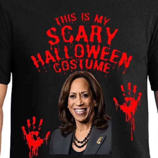 Kamala Harris Scary Halloween Gag President Costume Pajama Set