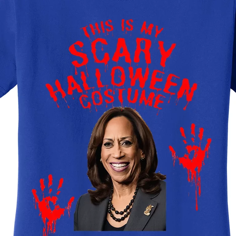 Kamala Harris Scary Halloween Gag President Costume Women's T-Shirt