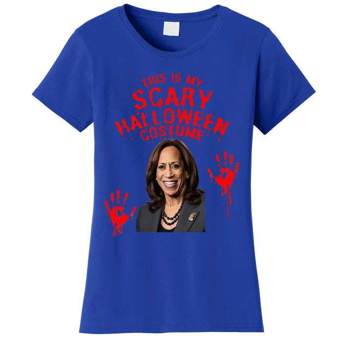 Kamala Harris Scary Halloween Gag President Costume Women's T-Shirt