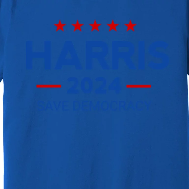 Kamala Harris Save Democracy 2024 For President Campaign Gift Premium T-Shirt