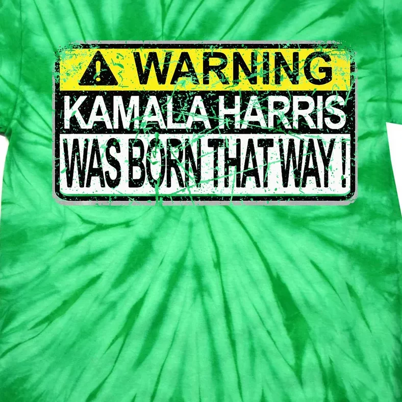 Kamala Harris Speaks Word Salad Fluently Trump 2024 Funny Premium Tie-Dye T-Shirt