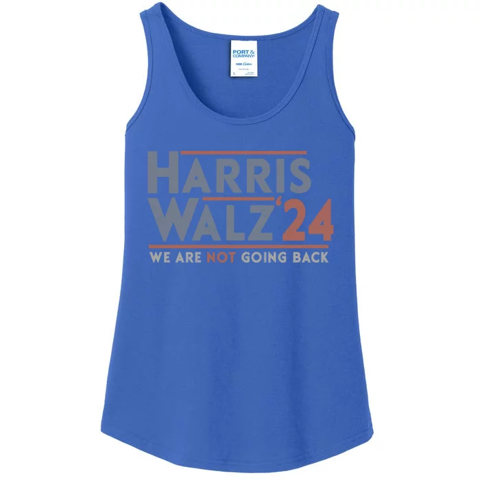 Kamala Harris Tim Walz Waltz 2024 Vote Harris Waltz 2024 Gift Ladies Essential Tank