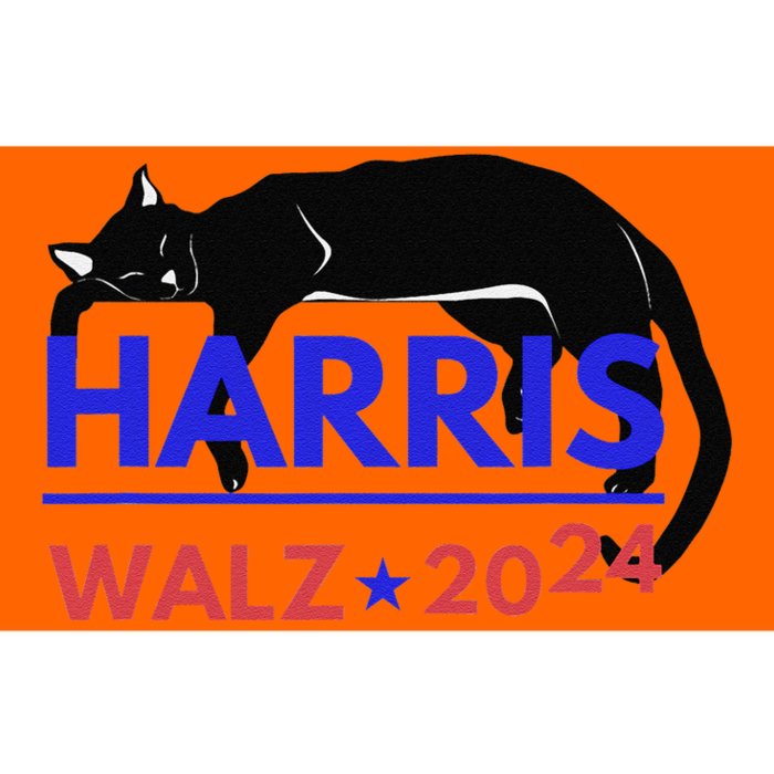 Kamala Harris Tim Walz Harris Waltz 2024 Harris Cat Bumper Sticker