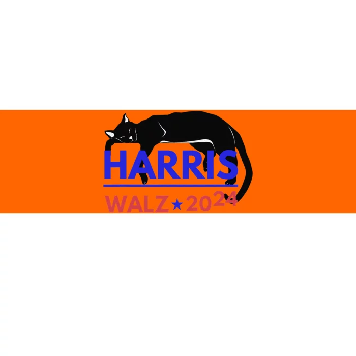 Kamala Harris Tim Walz Harris Waltz 2024 Harris Cat Bumper Sticker