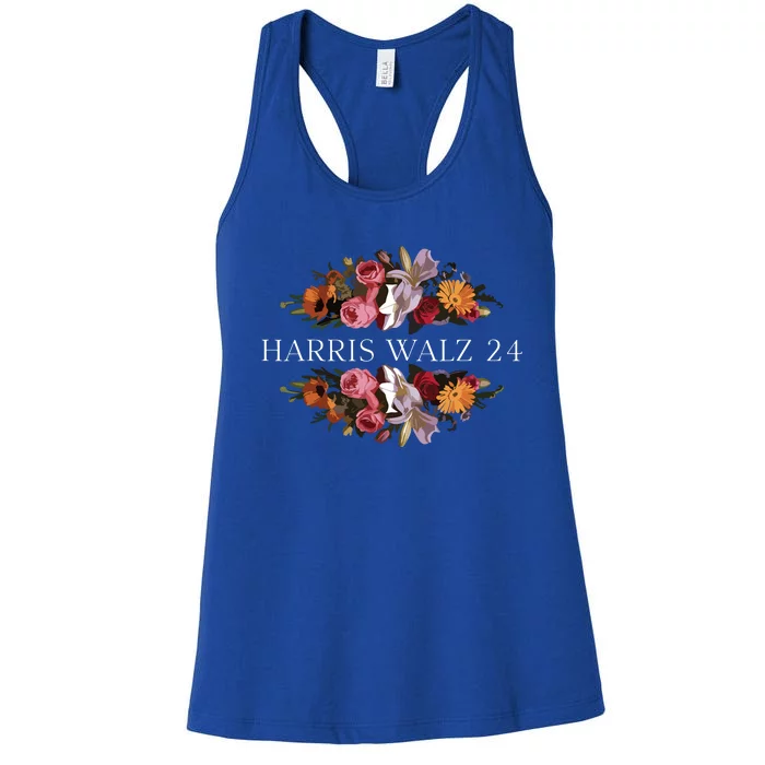 Kamala Harris Tim Walz 24 Women's Racerback Tank