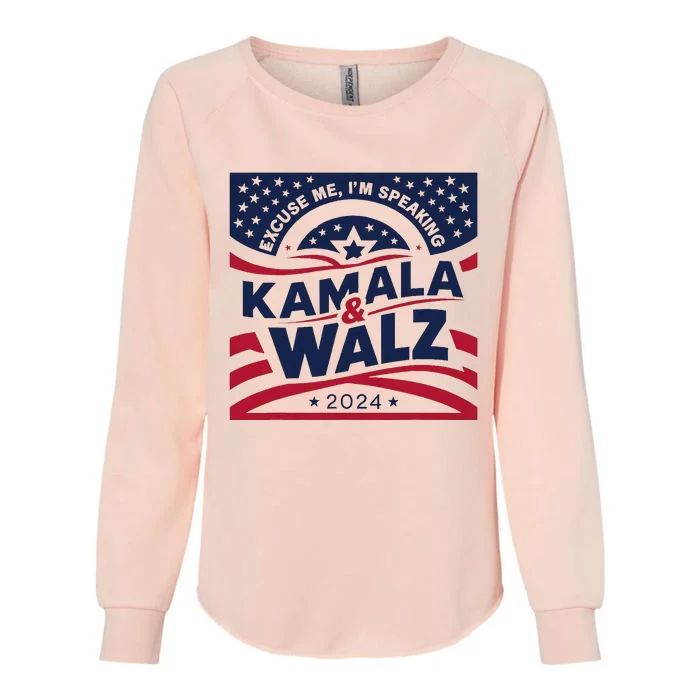 Kamala Harris Tim Walz 2024 Womens California Wash Sweatshirt