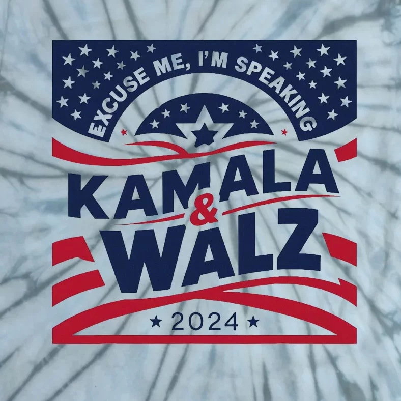 Kamala Harris Tim Walz 2024 Tie-Dye T-Shirt