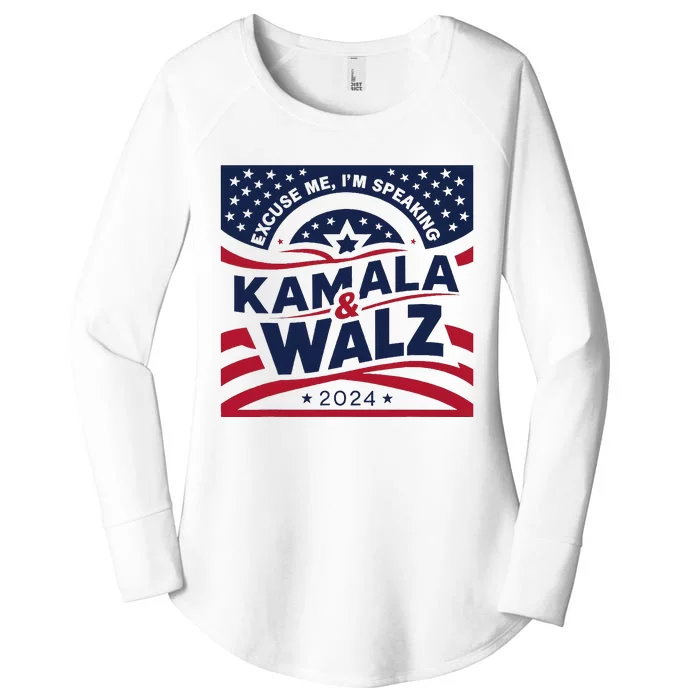 Kamala Harris Tim Walz 2024 Women's Perfect Tri Tunic Long Sleeve Shirt