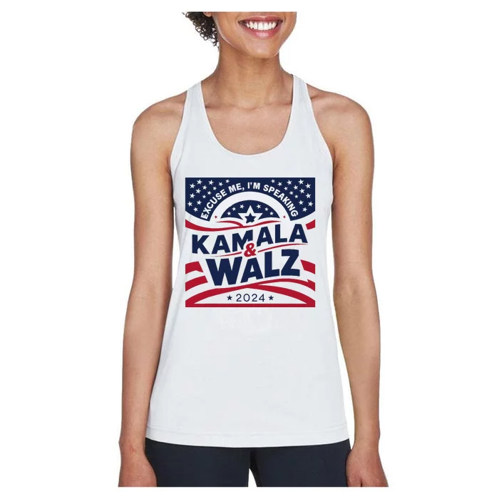 Kamala Harris Tim Walz 2024 Women's Racerback Tank