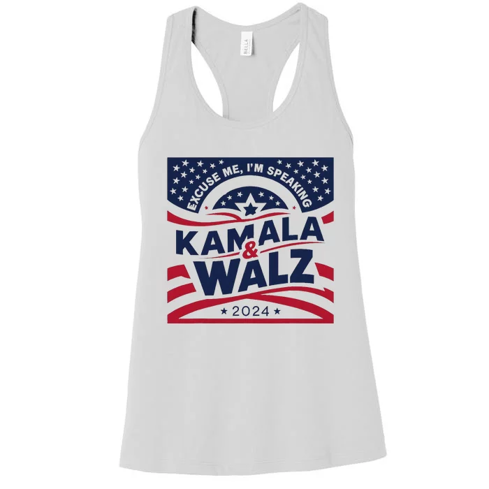 Kamala Harris Tim Walz 2024 Women's Racerback Tank