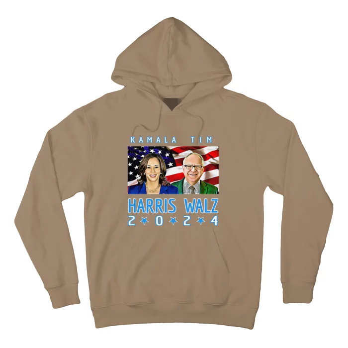 Kamala Harris Tim Walz The 2024 Democratic Party Nov 5 Win Hoodie