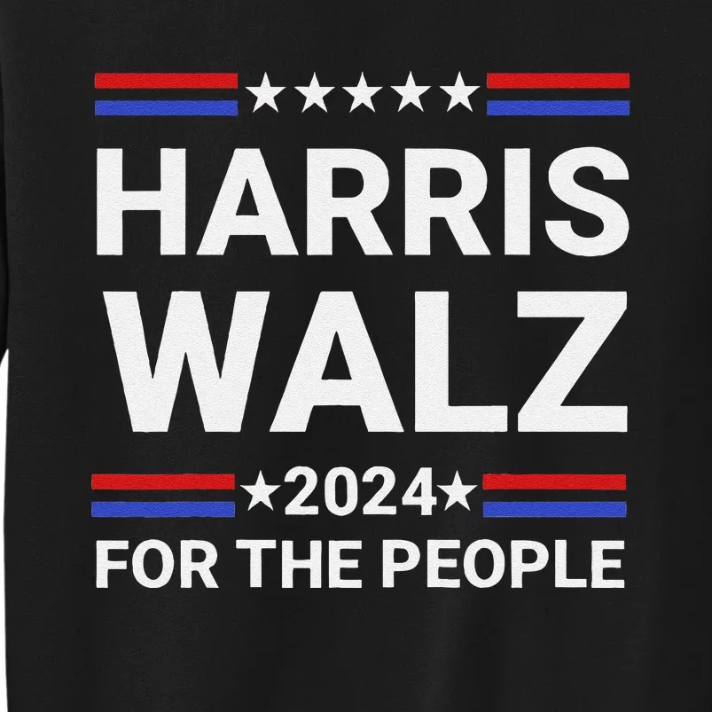 Kamala Harris Tim Walz Waltz Tall Sweatshirt