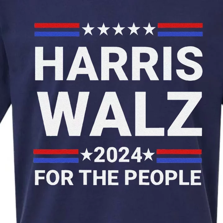 Kamala Harris Tim Walz Waltz Sueded Cloud Jersey T-Shirt