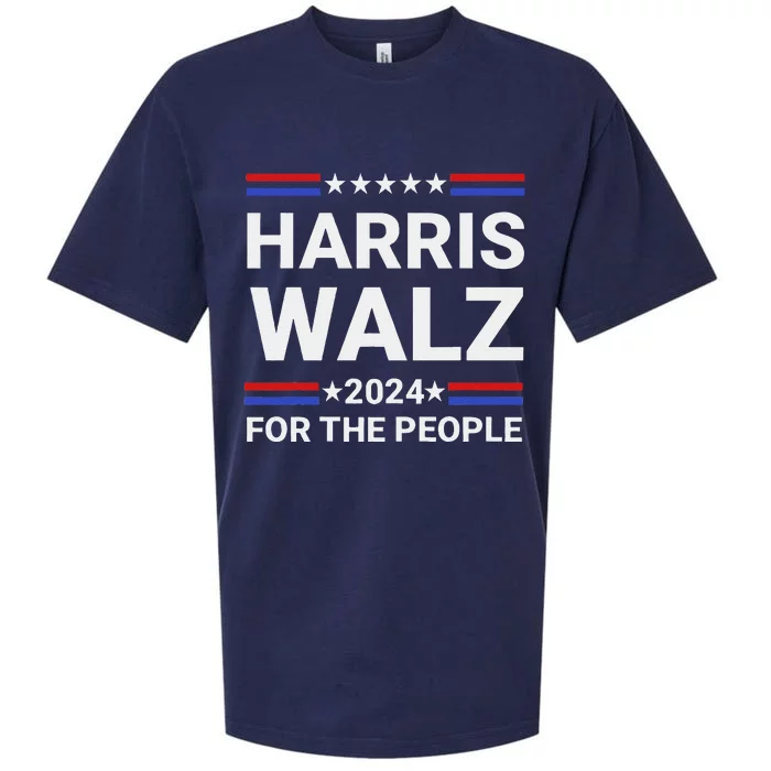 Kamala Harris Tim Walz Waltz Sueded Cloud Jersey T-Shirt