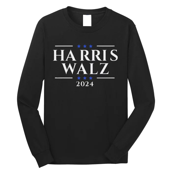 Kamala Harris Tim Walz Waltz Long Sleeve Shirt