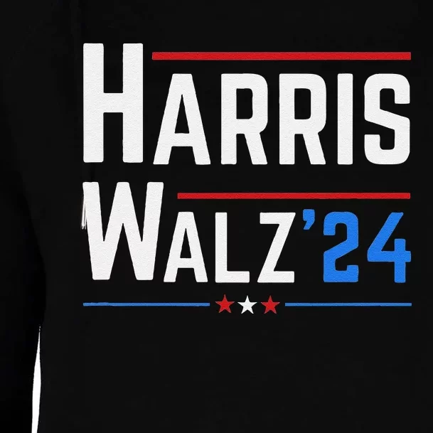 Kamala Harris Tim Walz Waltz Election 2024 Womens Funnel Neck Pullover Hood