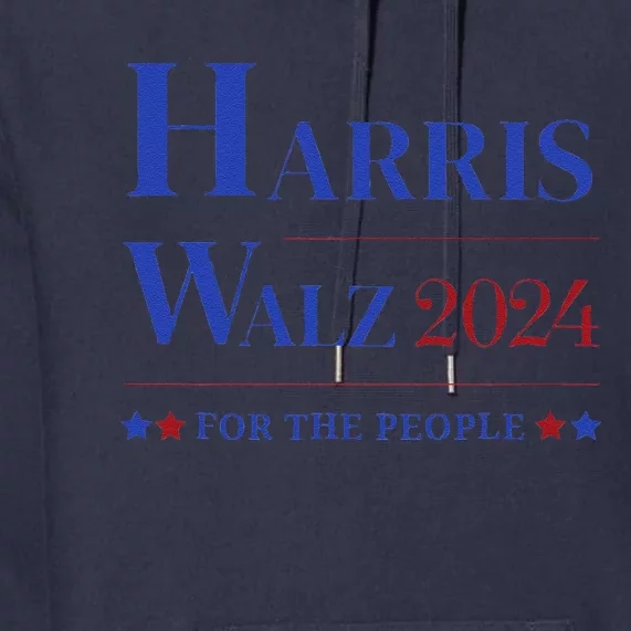 Kamala Harris Tim Walz Waltz Election Party Wear Premium Hoodie