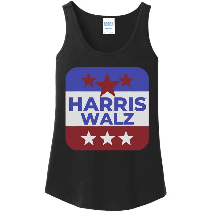 Kamala Harris Tim Walz Waltz Election Party Wear Ladies Essential Tank