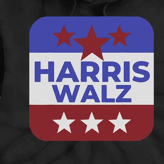 Kamala Harris Tim Walz Waltz Election Party Wear Tie Dye Hoodie