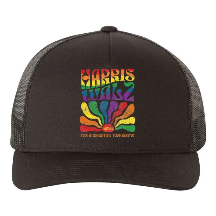 Kamala Harris Tim Waltz 2024 Yupoong Adult 5-Panel Trucker Hat