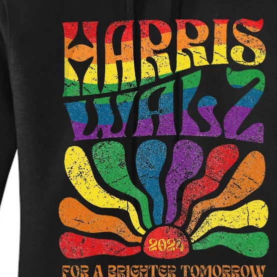 Kamala Harris Tim Waltz 2024 Women's Pullover Hoodie