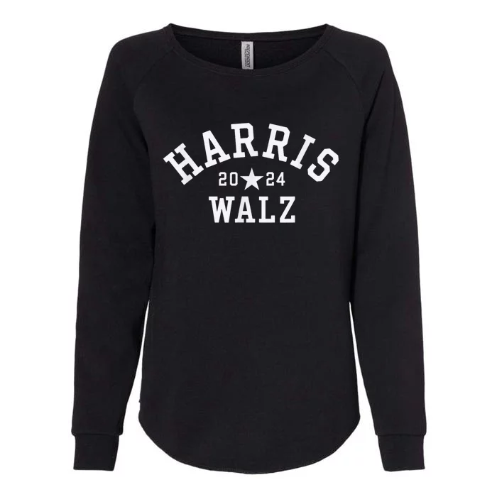 Kamala Harris Tim Walz Womens California Wash Sweatshirt