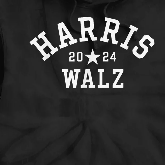 Kamala Harris Tim Walz Tie Dye Hoodie