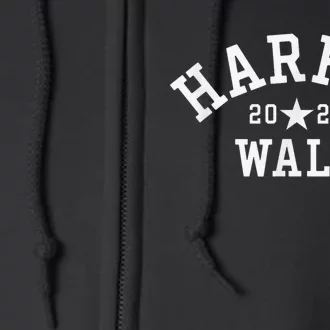 Kamala Harris Tim Walz Full Zip Hoodie