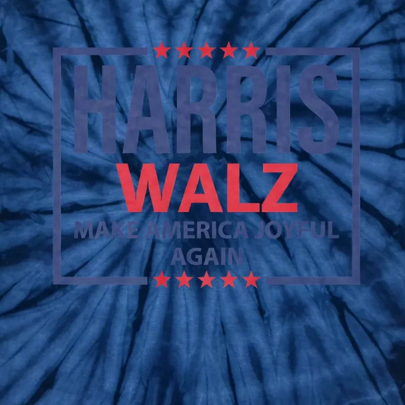 Kamala Harris Tim Walz Waltz Make America Joyful Again 2024 Tie-Dye T-Shirt