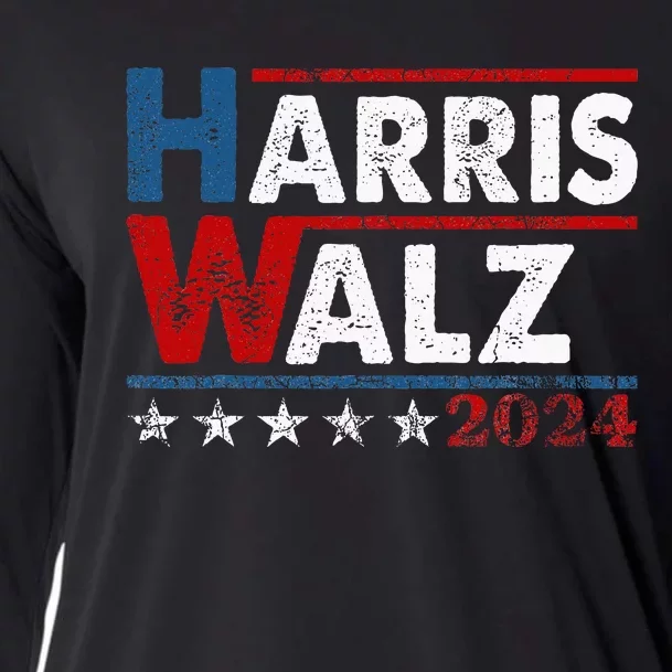 Kamala Harris Tim Waltz 2024 Cooling Performance Long Sleeve Crew