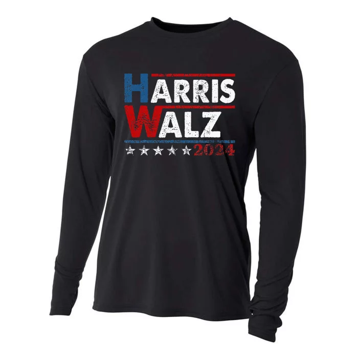 Kamala Harris Tim Waltz 2024 Cooling Performance Long Sleeve Crew