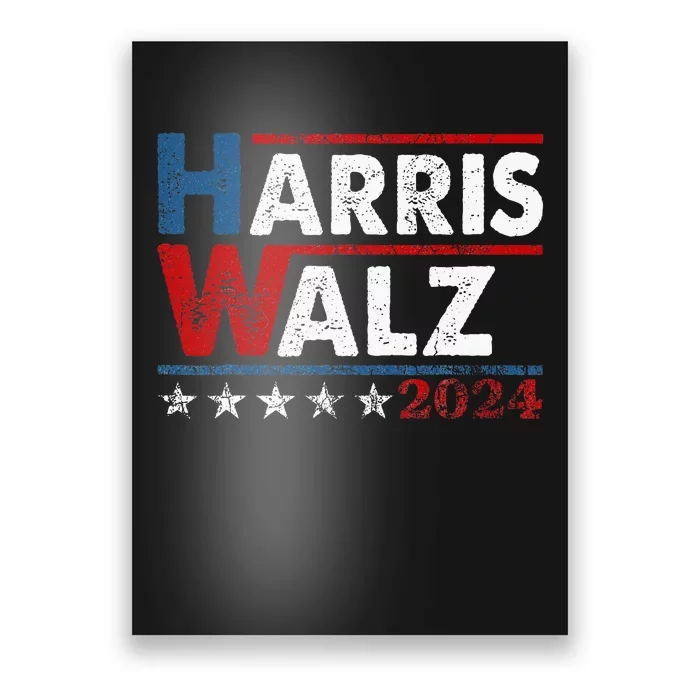 Kamala Harris Tim Waltz 2024 Poster