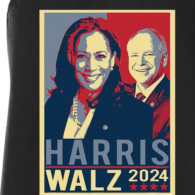 Kamala Harris Tim Waltz 2024 Harris Waltz 2024 Election Women's Racerback Tank