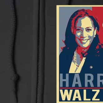 Kamala Harris Tim Waltz 2024 Harris Waltz 2024 Election Full Zip Hoodie