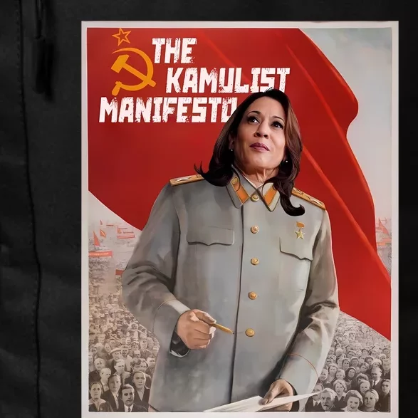 Kamala Harris The Communist Kamulist Manifesto Daily Commute Backpack