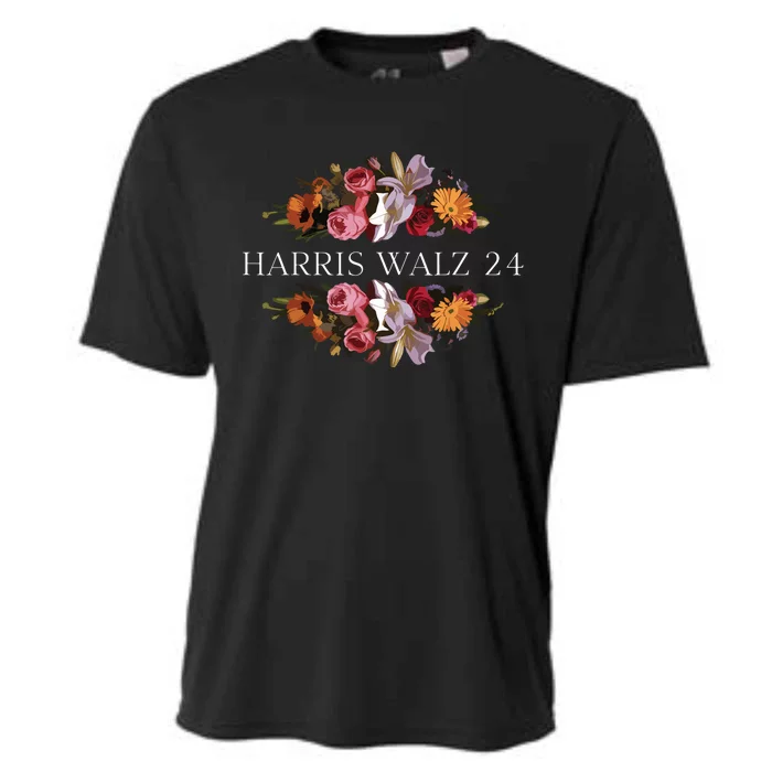 Kamala Harris Tim Walz 24 Women Girl Cooling Performance Crew T-Shirt