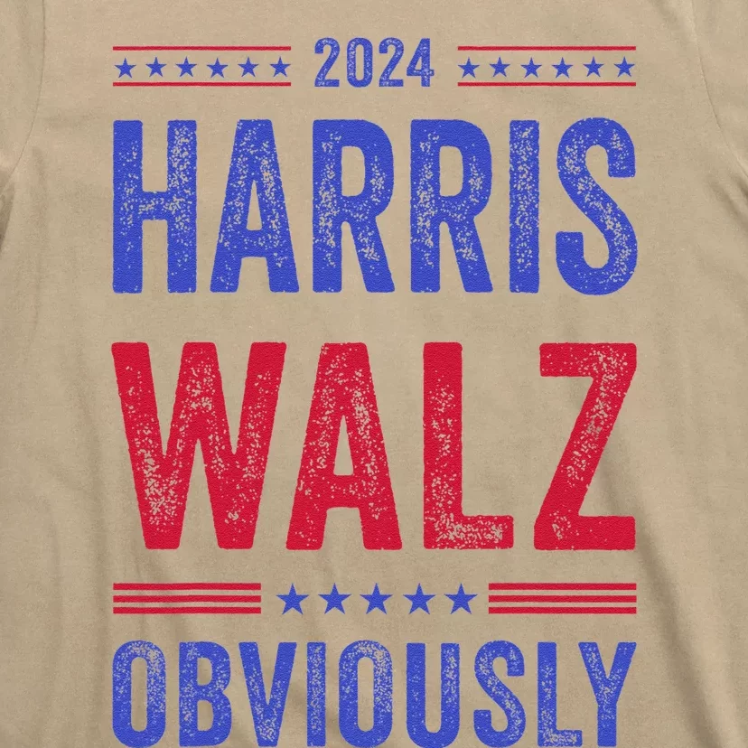 Kamala Harris Tim Walz Obviously Election 2024 Harris Waltz T-Shirt